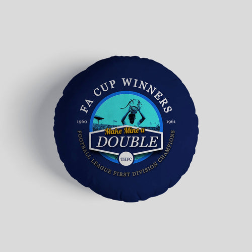 Totts Double - Football Legends - Circle Cushion 14"