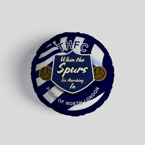 Totts Marching - Football Legends - Circle Cushion 14"