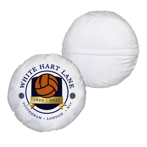 Totts White Hart Lane - Football Legends - Circle Cushion 14"