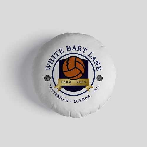Totts White Hart Lane - Football Legends - Circle Cushion 14"
