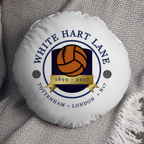 Totts White Hart Lane - Football Legends - Circle Cushion 14"