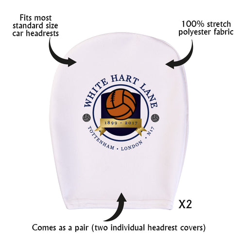 Totts White Hart Lane - Football Legends - Headrest Cover