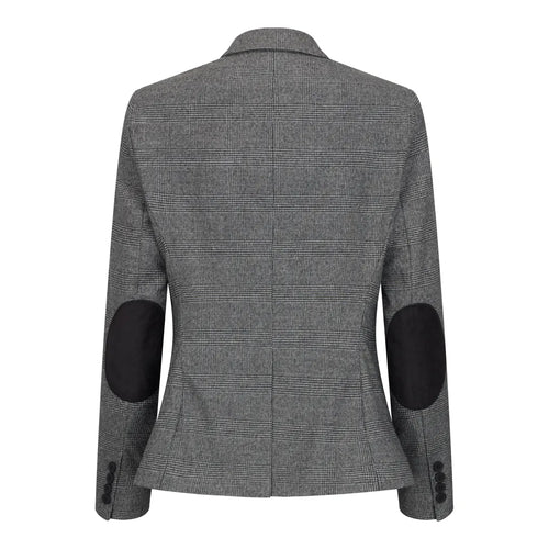 TPW51 - Women's Grey 3 Piece Prince Of Wales Check Suit