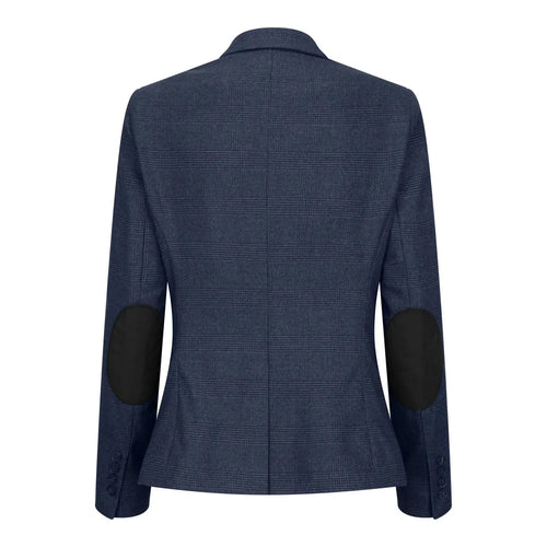 TPW52 - Women's Navy 3 Piece Prince Of Wales Check Suit