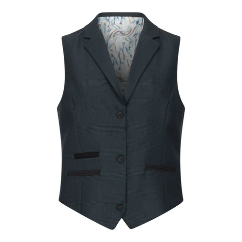 TPW53 - Women's Green 3 Piece Prince Of Wales Check Suit