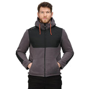 Regatta TRF664 Garrison Hooded Jacket Iron/Black Medium
