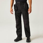 Regatta TRJ387 Incursion Holster Pocket Trousers Black / 36" Waist / Short Leg