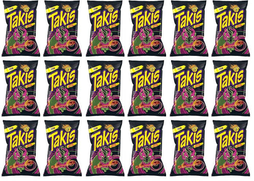 18 x Takis Dragon Sweet Chilli Snack - 100GM
