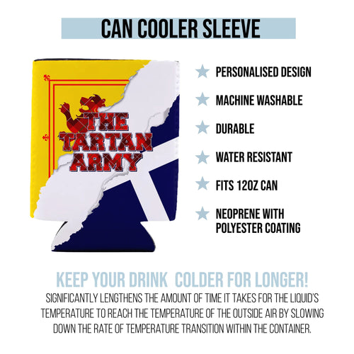The Tartan Army Rip  - Drink Can Cooler