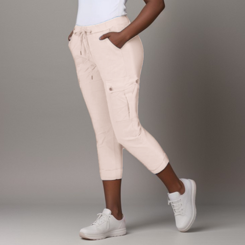 Plain Super Stretch Cargo Magic Trousers Jeans
