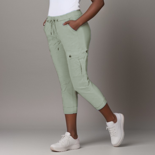 Plain Super Stretch Cargo Magic Trousers Jeans