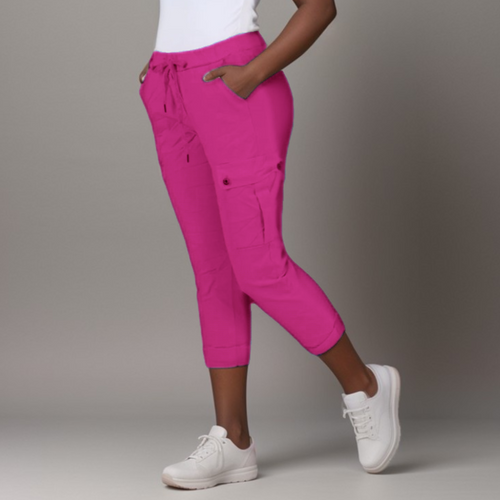 Plain Super Stretch Cargo Magic Trousers Jeans