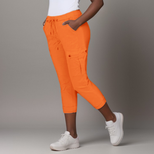Plain Super Stretch Cargo Magic Trousers Jeans