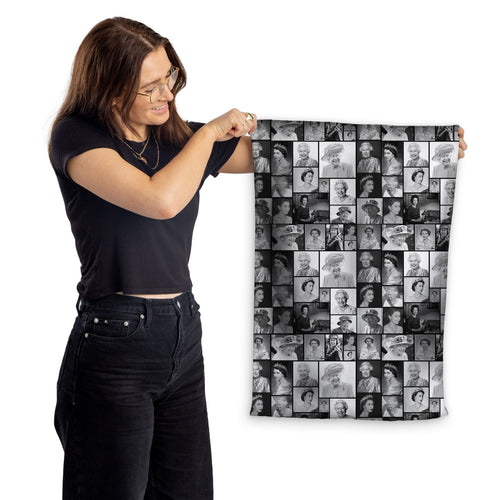 Queen Collage - Queens Commemorative Lightweight, Microfibre Tea Towel