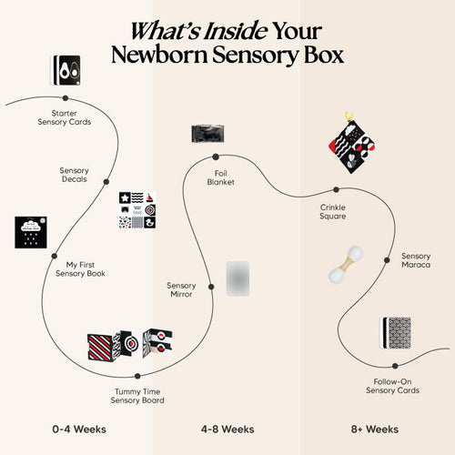 The Newborn Sensory Box (0-6+ Months)