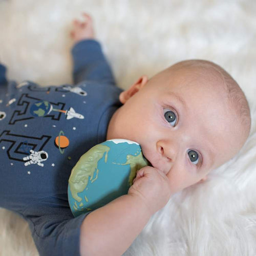 Earth Biscuit® Planet Earth - Natural Rubber Space Teether Toy