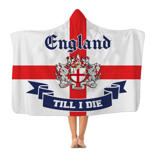 England - Till I Die - London City - Hooded Blanket