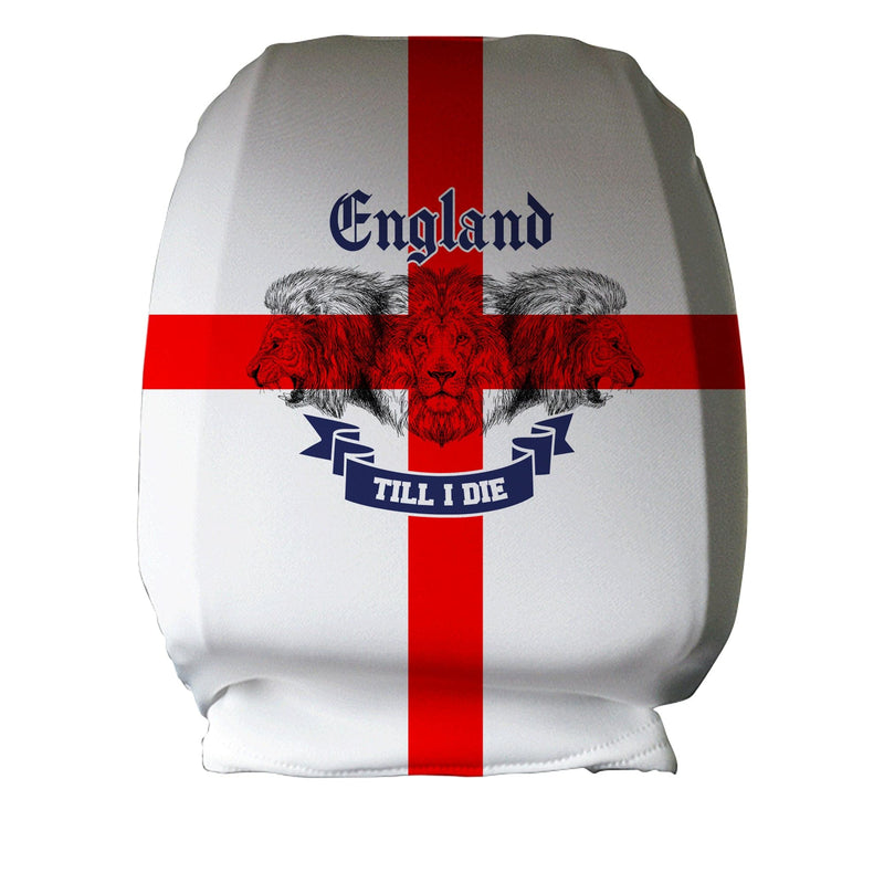 England Till I Die - Roaring Lions - Car Seat Headrest Covers Set
