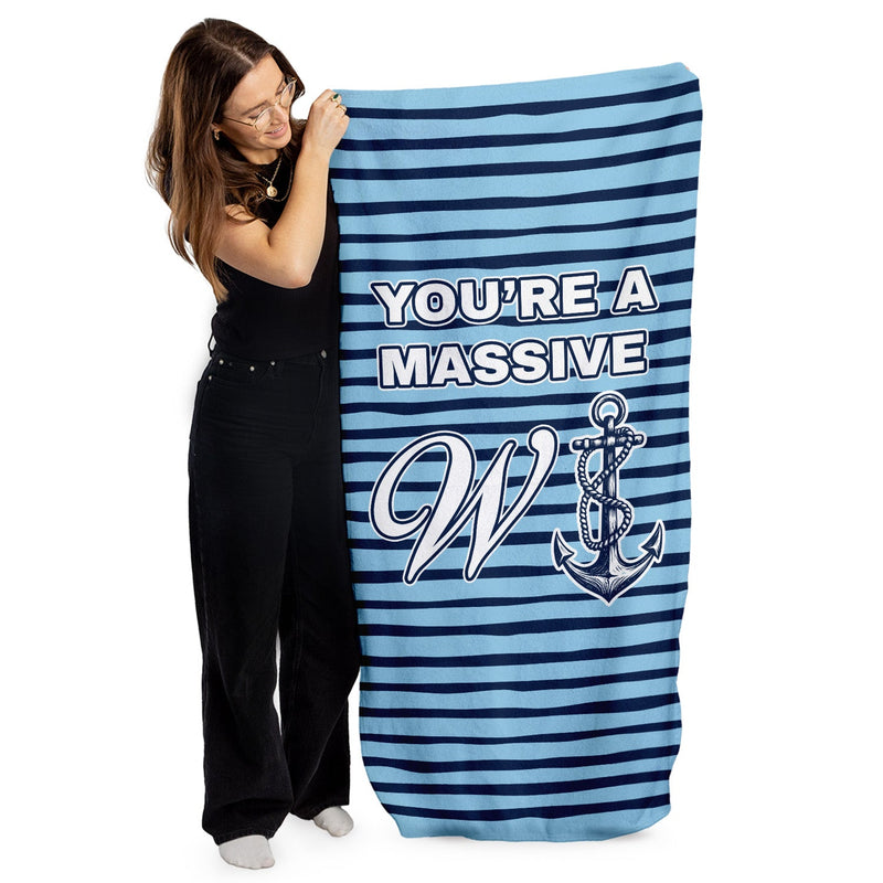 Massive W-anchor - Beach Towel
