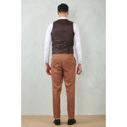 IM200 - Men's Camel Tailored Fit Wedding 3 Piece Suit
