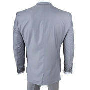 IM30 - Men's Grey 3 Piece Stitch Lapel Formal Suit