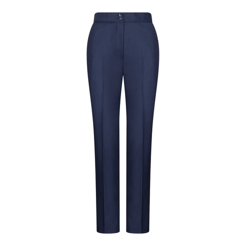 TPW-14 - Women's 3 Piece Plain Navy Blue Suit