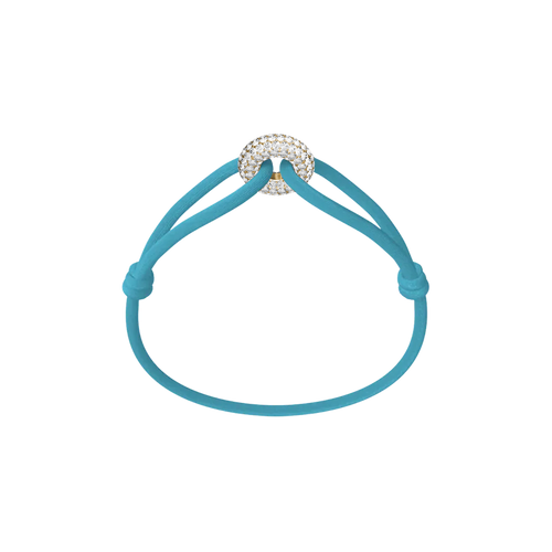 Golden Soho Pavé Cord Bracelet