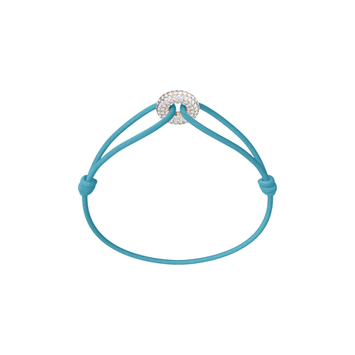 Mini Rose Soho Pavé Cord Bracelet