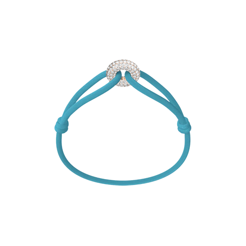 Rose Soho Pavé Cord Bracelet