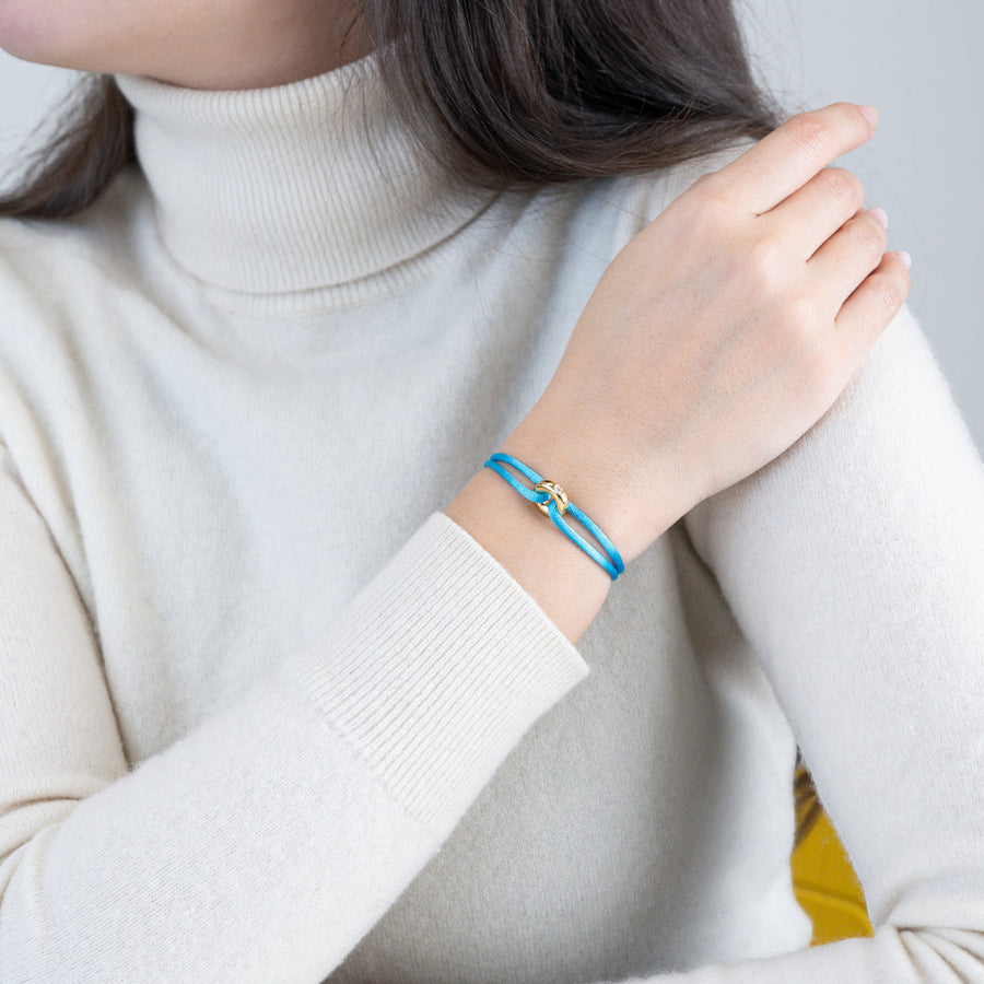 Golden Soho Diamond Cord Bracelet