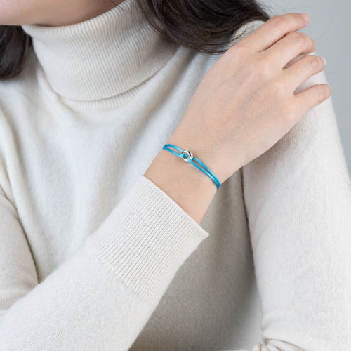 Mini Silver Soho Cord Bracelet