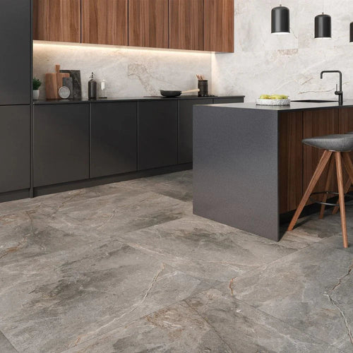 Tuscani Greige Stone Porcelain Tile