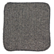 281 - Men's Herringbone Tweed Wool Tie & Hankerchief 2"