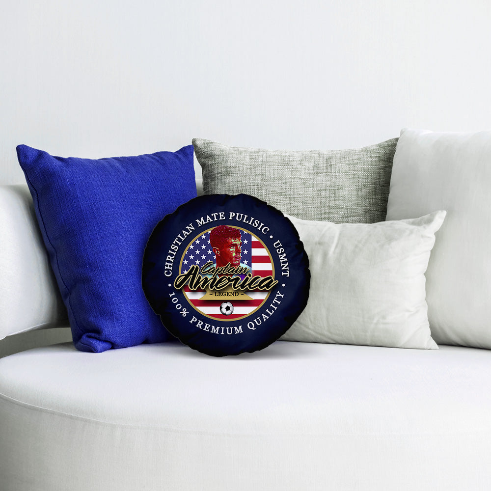 USA PULISIC  - Legend Collection - Circle Cushion 14"