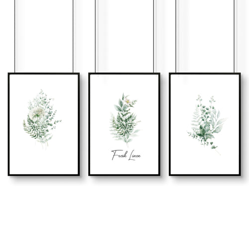 Laundry Room Artwork | Set of 3 French Country Prints