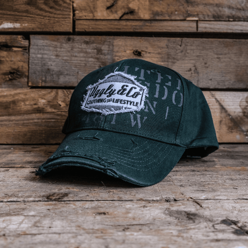 Green 'Aviation' Diamond Trucker Hat