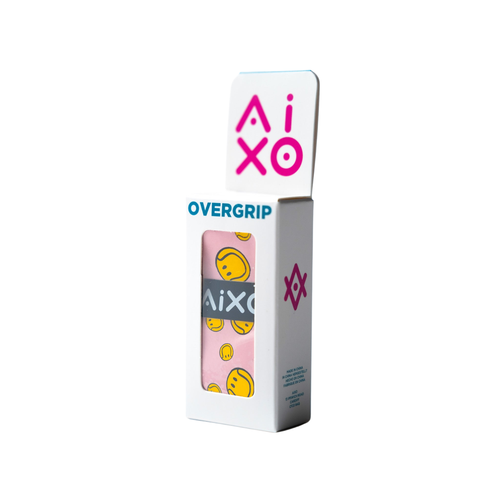 Aixo Smiley Ball Dry Overgrip Pink