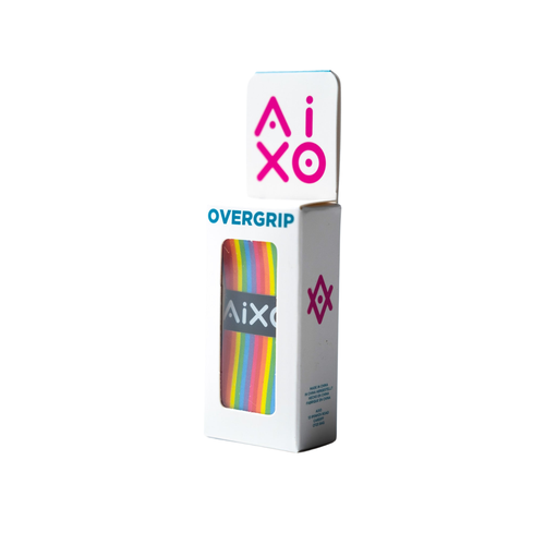 Aixo Rainbow Stripe Tacky Overgrip