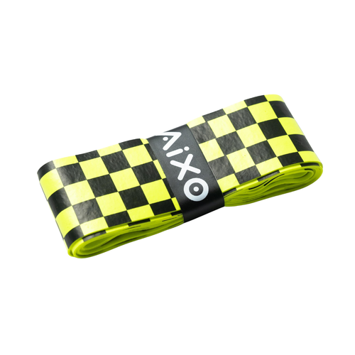 Aixo Checker Dry Overgrip Black & Yellow