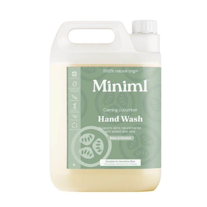 Calming Cucumber Hand Soap – 5L Refill Gel Cleanser