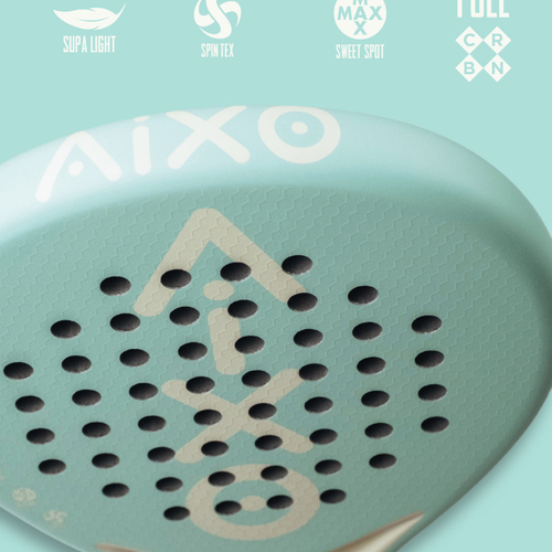 Aixo Pastel de Mint Ghost Padel Racket - Full Carbon - RL-B09