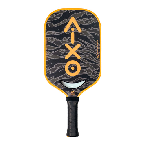 Aixo P14C Reaper Series Tiger King 18K Raw Carbon Pickleball Paddle