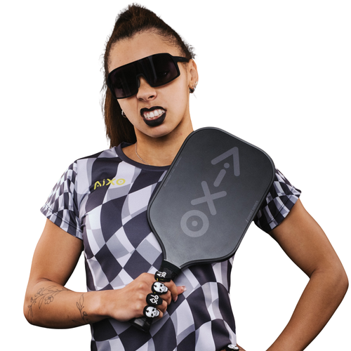 Aixo CP03 Ghost Series Ultra Noir T700 Carbon Pickleball Paddle