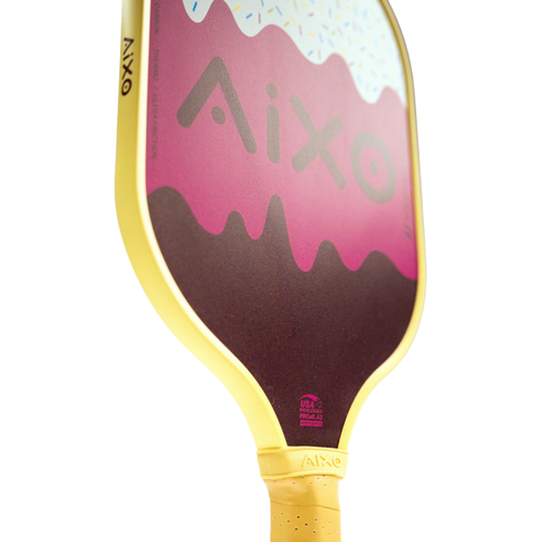 Aixo P11A Scorpion Series Lazy Sundae 3K Raw Carbon Pickleball Paddle