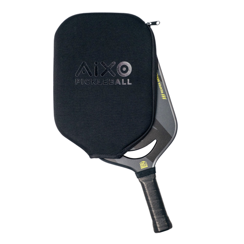 Aixo P14C Reaper Series Insane Bolt 18k Raw Carbon Pickleball Paddle