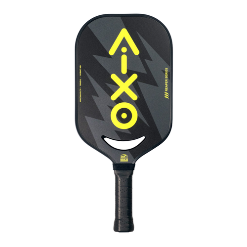 Aixo P14C Reaper Series Insane Bolt 18k Raw Carbon Pickleball Paddle