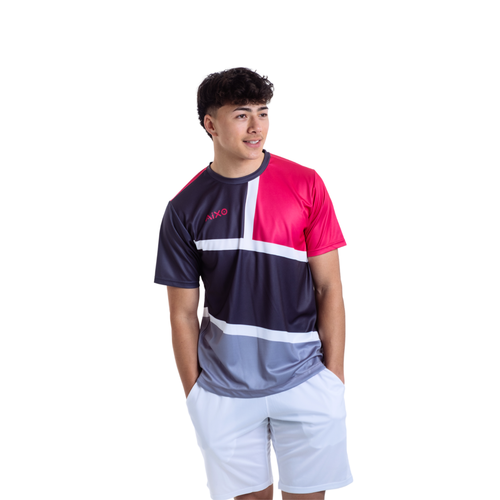 Aixo Court Mens T Shirt Graphite