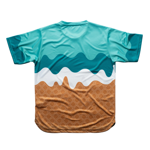 Aixo Sundae Mens T Shirt Mint Delight