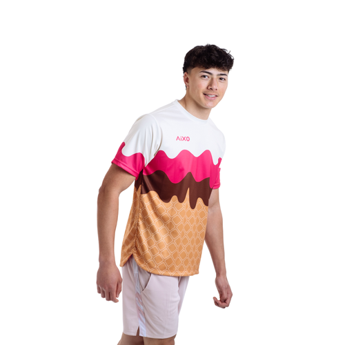 Aixo Sundae Mens T Shirt Mint Delight