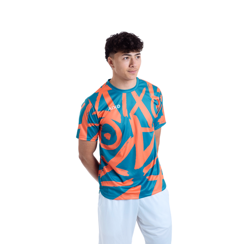Aixo Tagged Mens T Shirt Lime